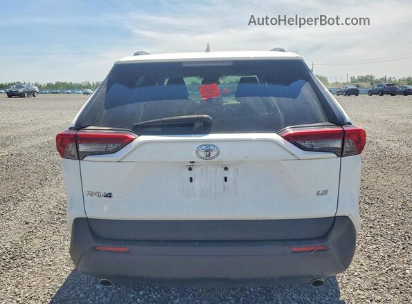 2T3Z1RFV3KC010193 2019 TOYOTA RAV4 White Вид ззаду