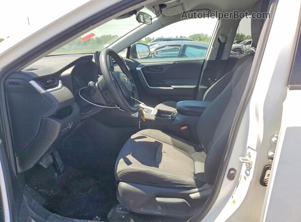 2T3Z1RFV3KC010193 2019 TOYOTA RAV4 White Вид салону спереду