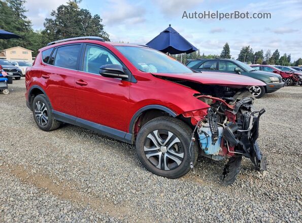 2T3ZFREV0GW263724 2016 TOYOTA RAV4 Красный Передняя правая четверть