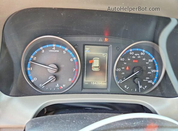 2T3ZFREV2JW470865 2018 TOYOTA RAV4 Черный Вид щитка приборов