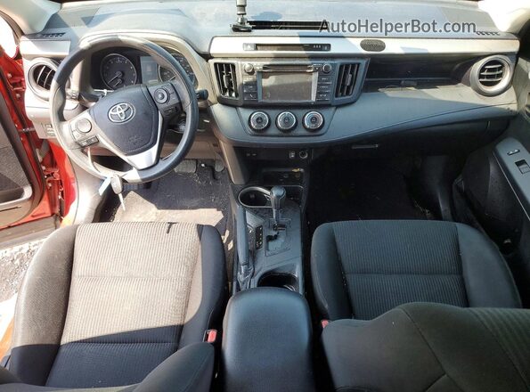 2T3ZFREV4HW334179 2017 TOYOTA RAV4 Red წინა პანელის ხედი