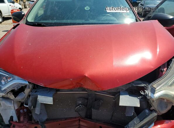 2T3ZFREV4HW334179 2017 TOYOTA RAV4 Red უკანა სალონის ხედი