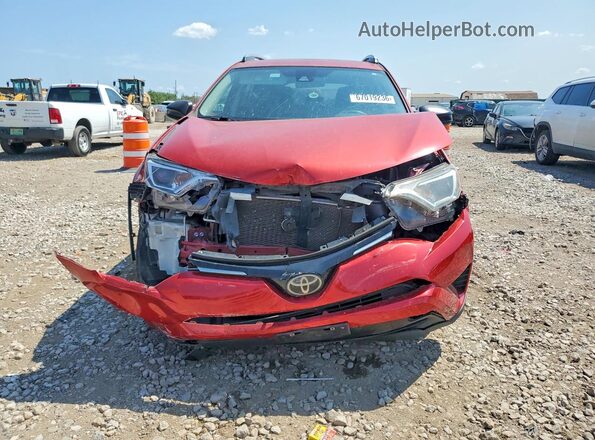 2T3ZFREV4HW334179 2017 TOYOTA RAV4 Red წინა ხედი