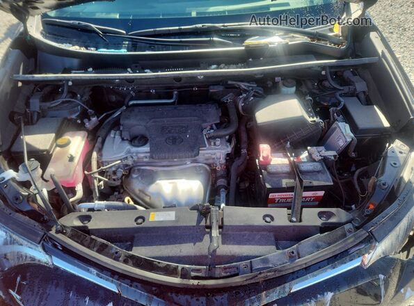2T3ZFREV5HW367546 2017 TOYOTA RAV4 Black ძრავის განყოფილების ხედი