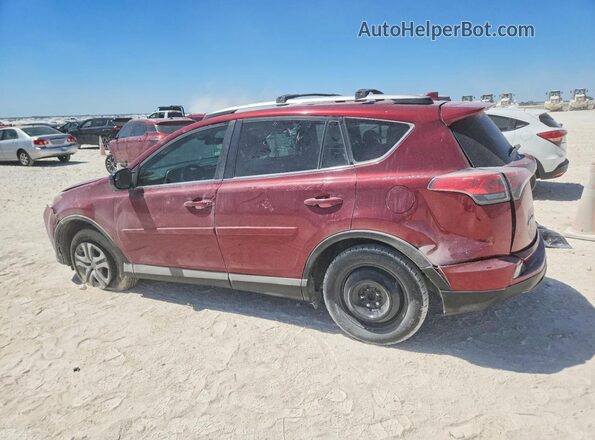 2T3ZFREV9JW489025 2018 TOYOTA RAV4 Красный Задняя левая четверть