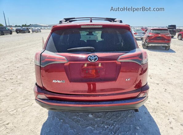 2T3ZFREV9JW489025 2018 TOYOTA RAV4 Красный Вид сзади