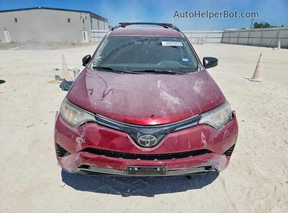 2T3ZFREV9JW489025 2018 TOYOTA RAV4 Красный Вид спереди