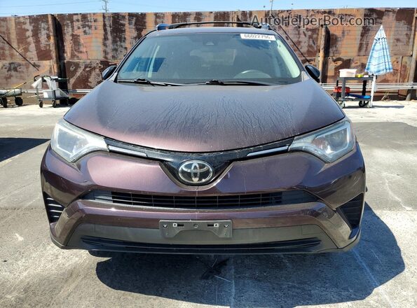 2T3ZFREVXJW522260 2018 TOYOTA RAV4 Burgundy Դիմացի տեսք