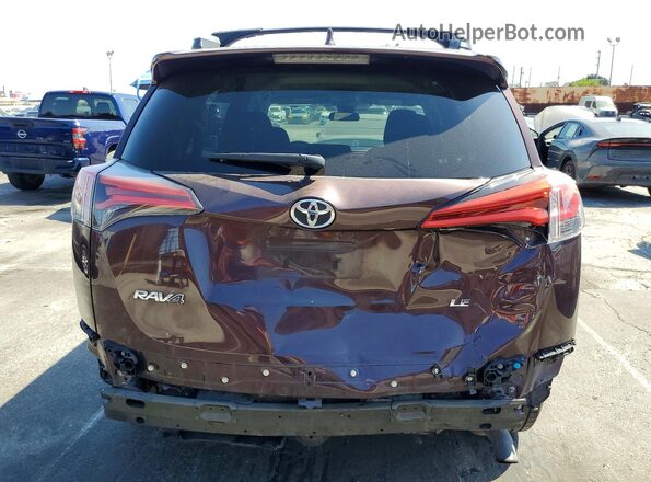 2T3ZFREVXJW522260 2018 TOYOTA RAV4 Burgundy Հետևի տեսք