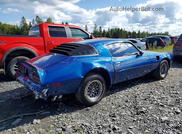 2W87Z8N120623 1978 PONTIAC TRANS Blue უკანა მარჯვენა