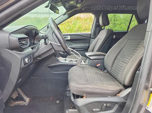 1FMSK8DH6LGB20538 2020 FORD EXPLORER Gray Вид панелі приладів