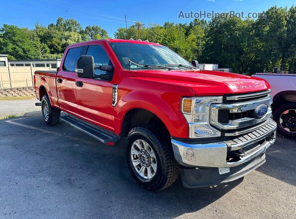 1FT7W2B69MEC96669 2021 FORD F250 Red Widok z przodu