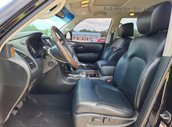 JN8AZ2NE5G9126519 2016 INFINITI QX80 Black Вид панелі приладів