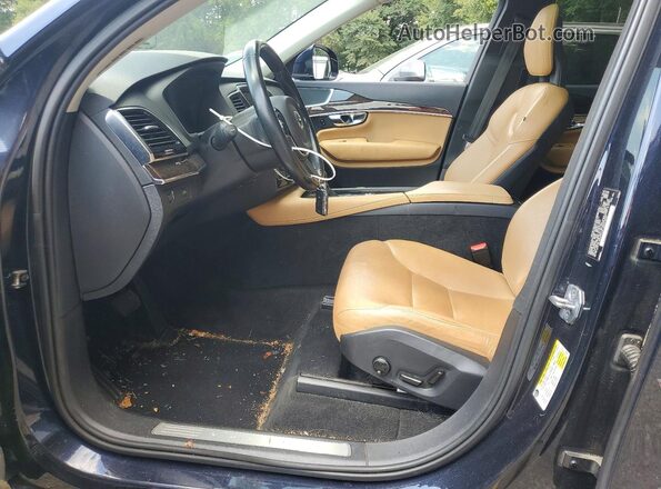 YV4A22PK2G1017062 2016 VOLVO XC90 Blue Vista del salpicadero