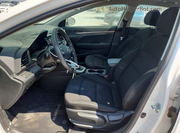 5NPD74LF8KH438632 2019 HYUNDAI ELANTRA White Dashboard view