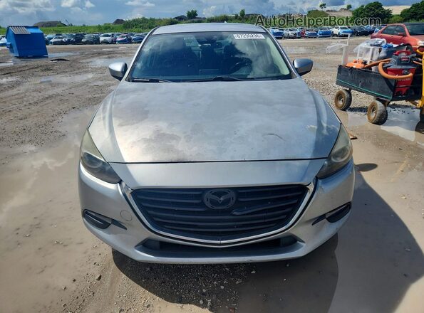 3MZBN1V35JM205845 2018 MAZDA 3 Серебряный Вид сзади