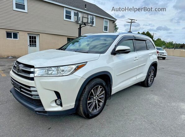 5TDJZRFH2JS816010 2018 TOYOTA HIGHLANDER White Trasero izquierdo