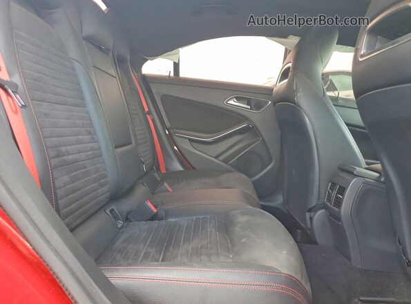WDDSJ5CB6JN515482 2018 MERCEDES-BENZ CLA-CLASS Красный Вид задней части салона