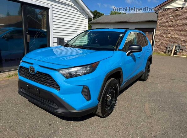 2T3F1RFV1KW022148 2019 TOYOTA RAV4 Синий Задняя левая четверть