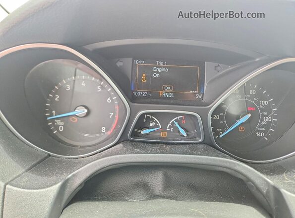 1FADP3K24GL209673 2016 FORD FOCUS Red უკანა სავარძლების ხედი