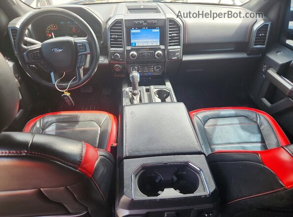 1FTEW1E53KFB97700 2019 FORD F150 Black Instrument cluster view