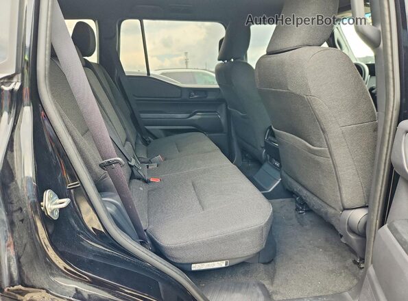 JTEABFAJ4SK047804 2025 TOYOTA LAND Black უკანა სალონის ხედი