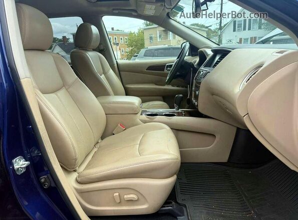 5N1DR2MN0JC620741 2018 NISSAN PATHFINDER Blue Սալոնի դիմացի տեսք
