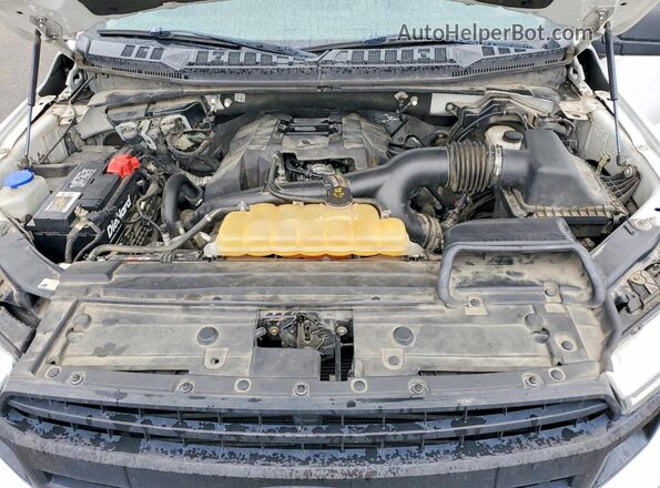 1FTEW1EP7JKE59015 2018 FORD F150 White Շարժիչի բաժամունքի տեսք
