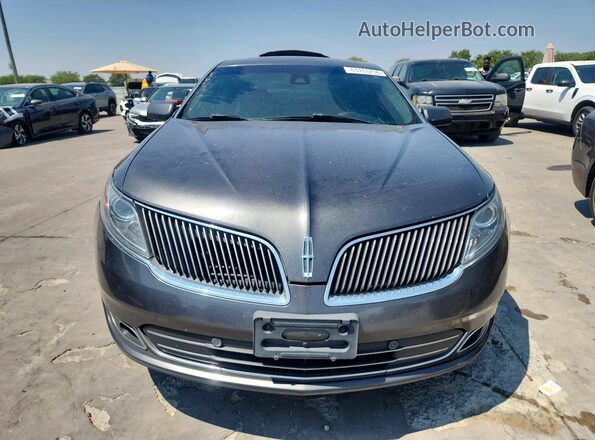 1LNHL9DK7GG603163 2016 LINCOLN MKS Gray უკანა ხედი