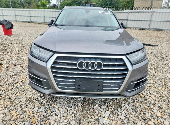 WA1VAAF76JD023641 2018 AUDI Q7 Gray Rear view