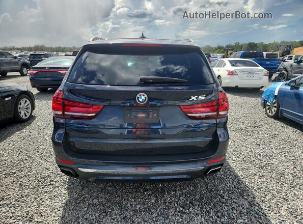 5UXKT0C31H0V97272 2017 BMW X5 Blue Front interior view