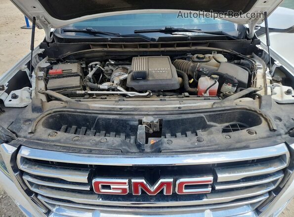 1GKS1BKT6NR188927 2022 GMC YUKON White Vista de la etiqueta del VIN
