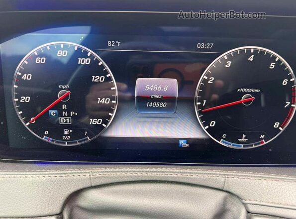 WDDUG8GB0JA346506 2018 MERCEDES-BENZ S Черный Вид подкапотного пространства