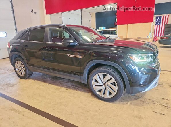 1V21E2CA6LC210853 2020 VOLKSWAGEN ATLAS Black წინა ხედი