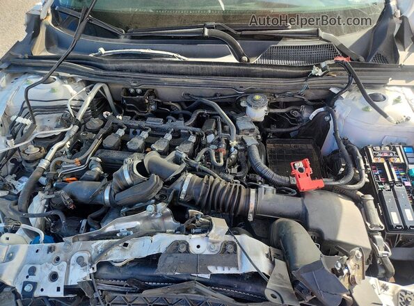 1HGCV1F32MA098567 2021 HONDA ACCORD White Շարժիչի բաժամունքի տեսք