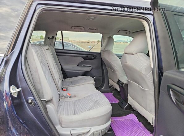 5TDCZRBH1LS037005 2020 TOYOTA HIGHLANDER Blue ძრავის განყოფილების ხედი