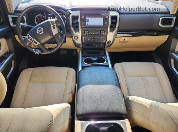 1N6BA1F2XGN503601 2016 NISSAN TITAN Gray Սարքավորումների վահանակի տեսք