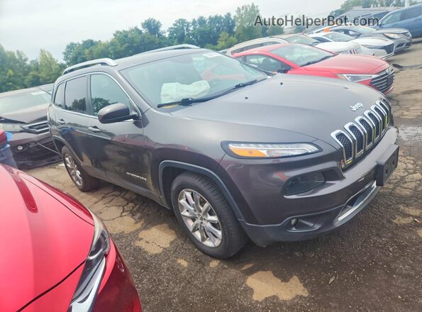 1C4PJMDB3GW157320 2016 JEEP CHEROKEE Gray Vista frontal