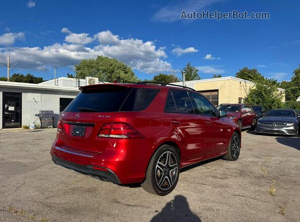4JGDA6EB2HA985673 2017 MERCEDES-BENZ GLE Burgundy Front right