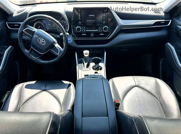 5TDHBRCH2NS538576 2022 TOYOTA HIGHLANDER White Instrument cluster view