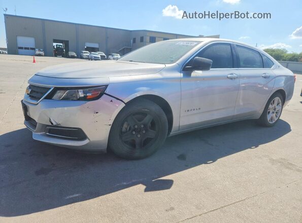 2G11X5SA1G9170637 2016 CHEVROLET IMPALA Silver უკანა მარცხენა