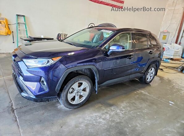 JTMR6RFV2MD013148 2021 TOYOTA RAV4 Blue Rear left