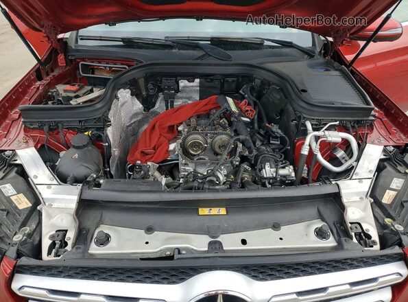 W1N0G8EB1LF816536 2020 MERCEDES-BENZ GLC-CLASS Red VIN კოდის სტიკერის ხედი