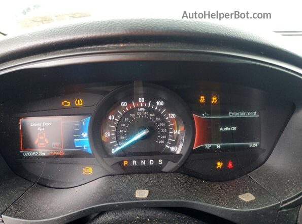 3FA6P0HD7JR255135 2018 FORD FUSION Синий Вид задних сидений