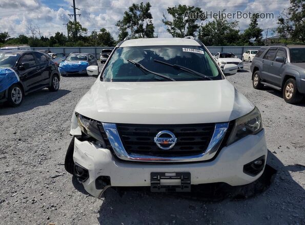 5N1DR2MN8HC654484 2017 NISSAN PATHFINDER Белый Вид сзади