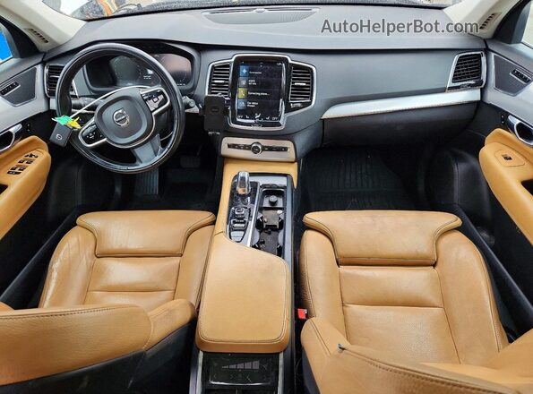 YV4BC0PK7G1087601 2016 VOLVO XC90 White Widok zestawu wskaźników