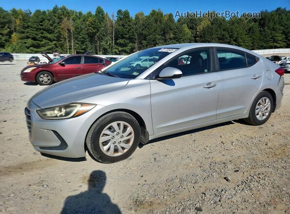 5NPD74LF3JH307722 2018 HYUNDAI ELANTRA Silver უკანა მარცხენა