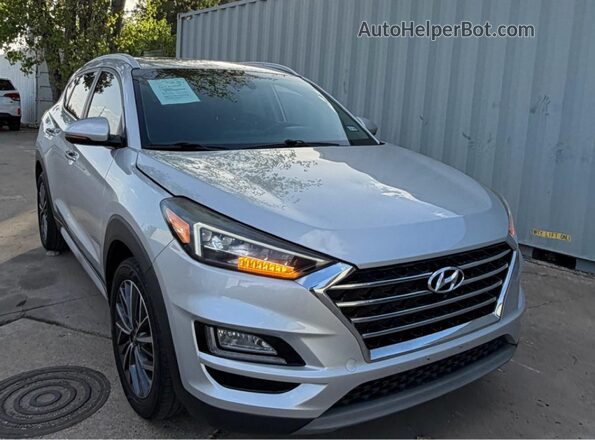 KM8J33AL4KU855359 2019 HYUNDAI TUCSON Серебряный Задняя левая четверть