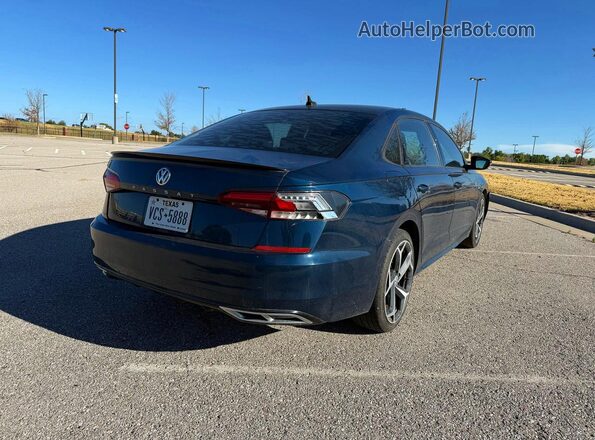 1VWMA7A33NC005566 2022 VOLKSWAGEN PASSAT Blue Front view
