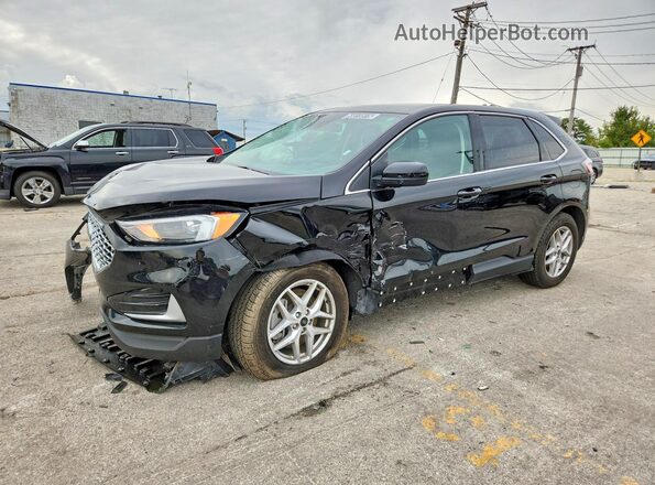 2FMPK4J95RBB00678 2024 FORD EDGE Black Tył lewy
